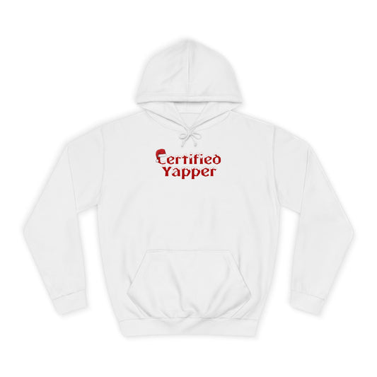 Certified Yapper Christmas Snow Hoodie